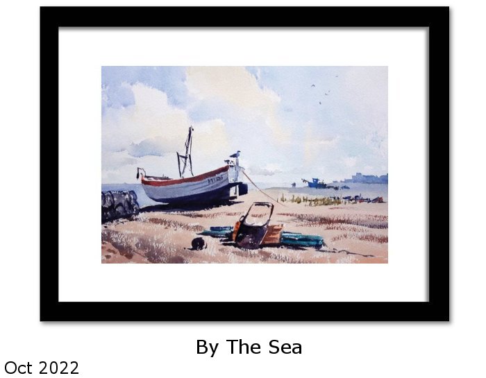 By The Sea Framed Art Print